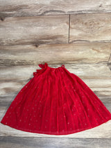 Epic Threads Heart Print Tulle Dress Red sz 3T
