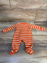 Just One You Pumpkin Waffle Knit Sleeper Orange sz Newborn