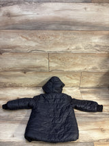 Shein Fur Lined Puffer Jacket Black sz 4T