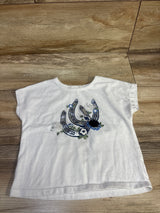 Btween Horseshoe Shirt White sz 5T