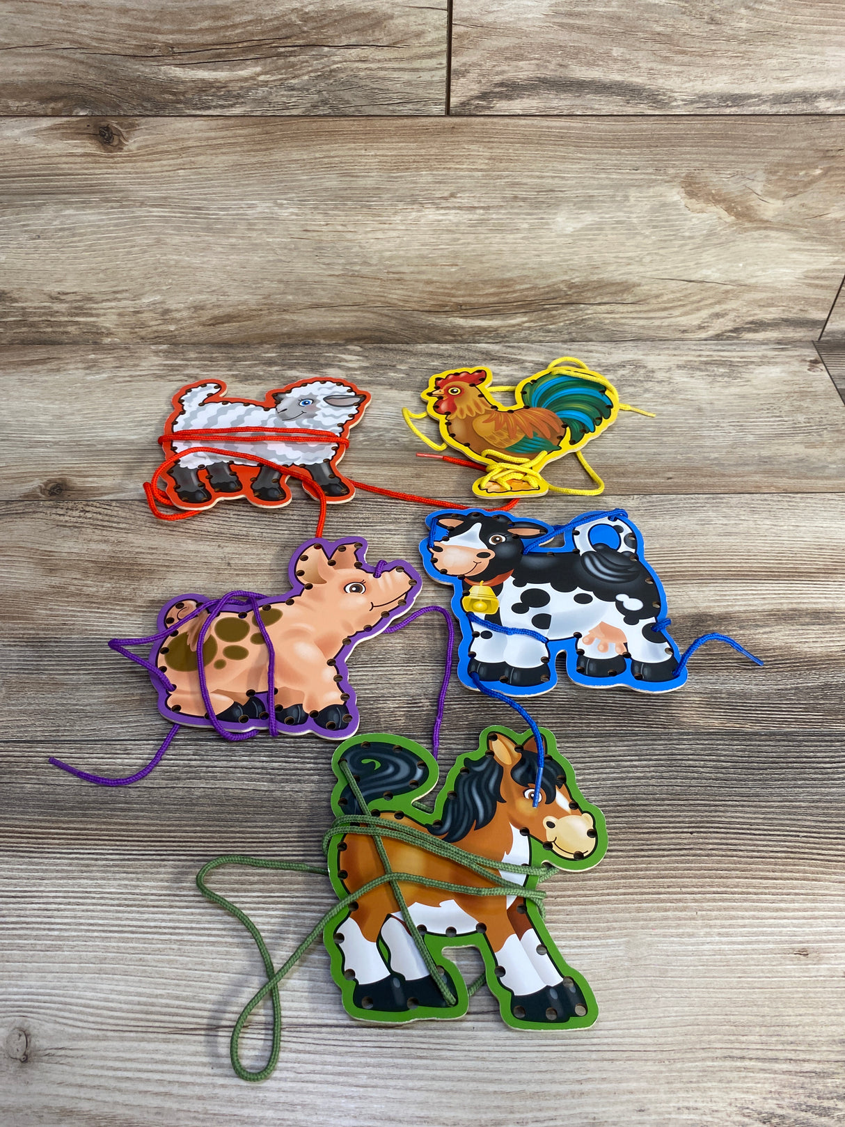 Melissa & Doug Lace and Trace Animals 5pk