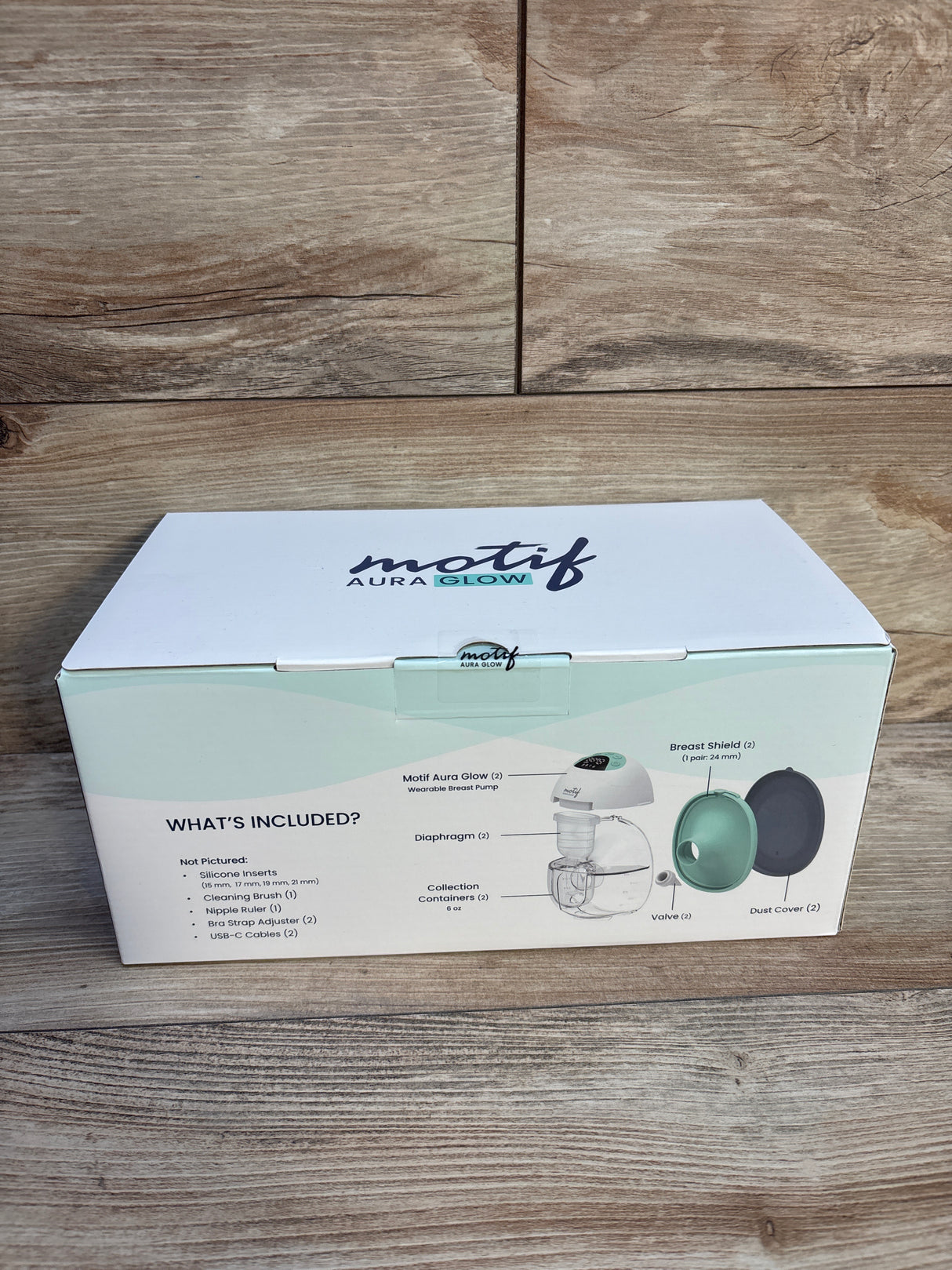 NEW Motif Aura Glow Wearable Breast Pumps - 2 pumps