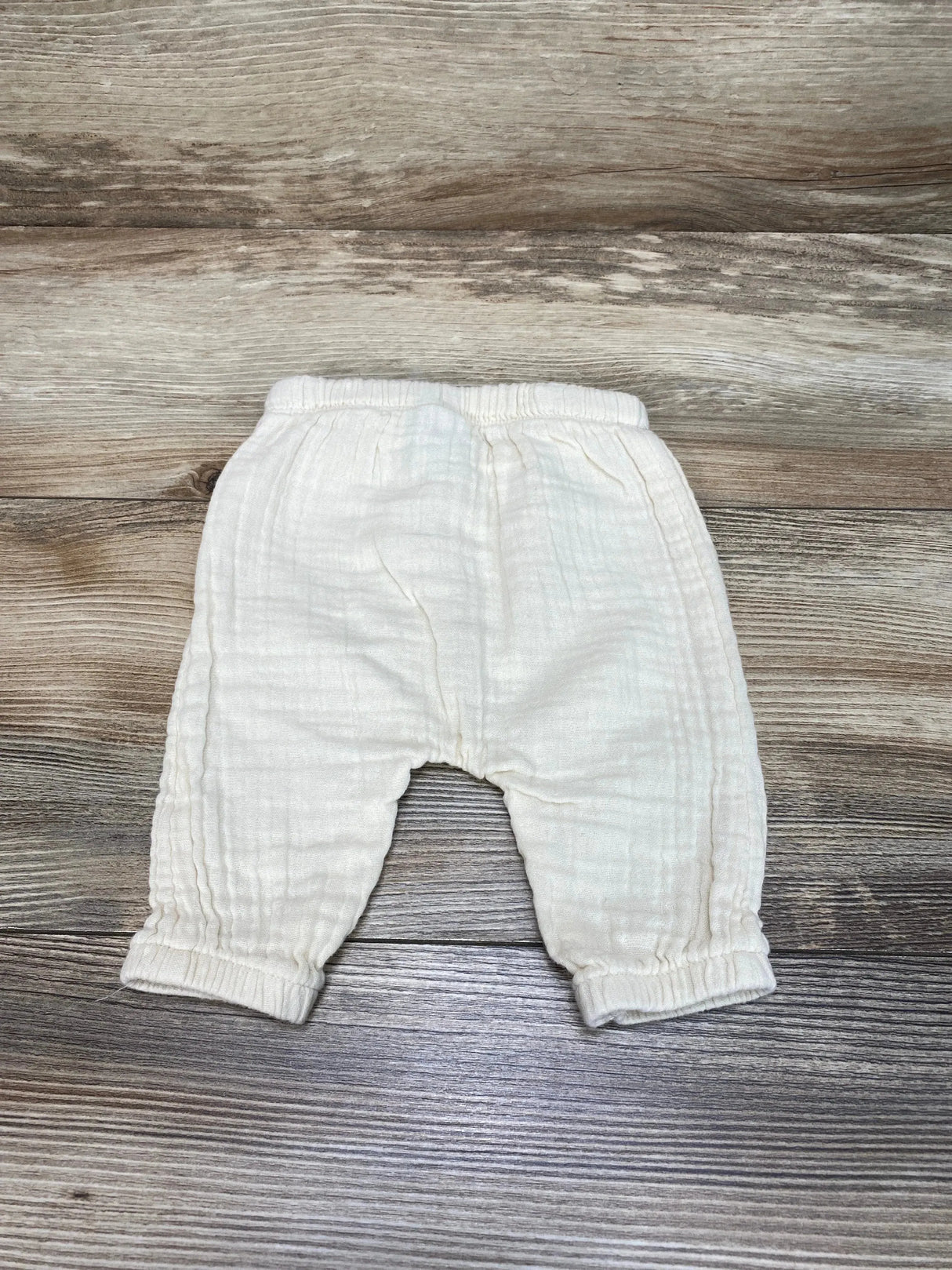 Old Navy Muslin Pants Cream sz 0-3m