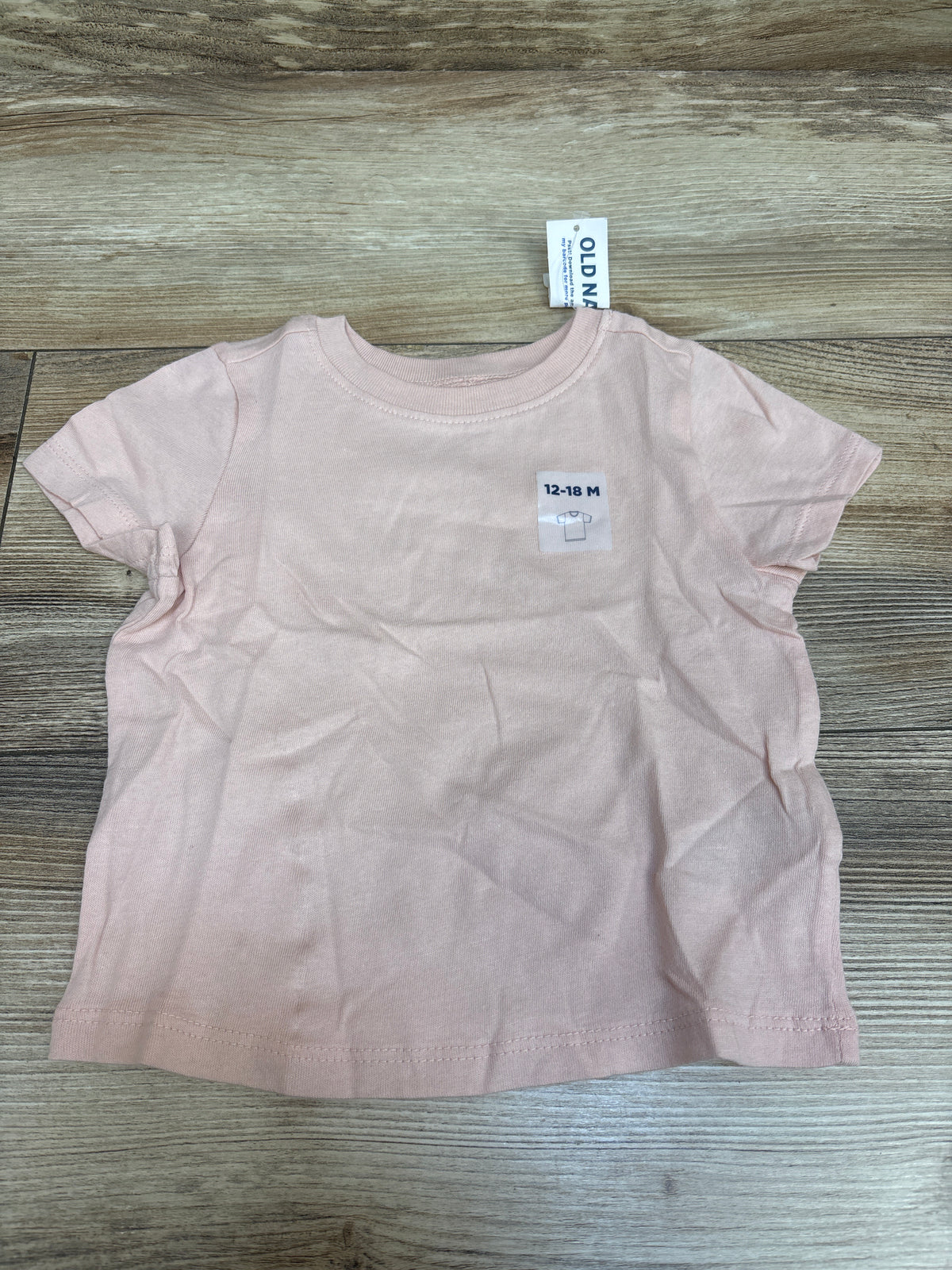 NEW Old Navy Short Sleeve Shirt Pink sz 12-18m