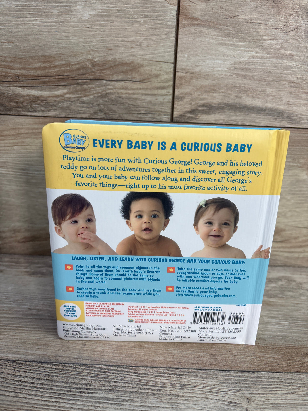 Curious Baby: My Favorite Things Padded Board Book
