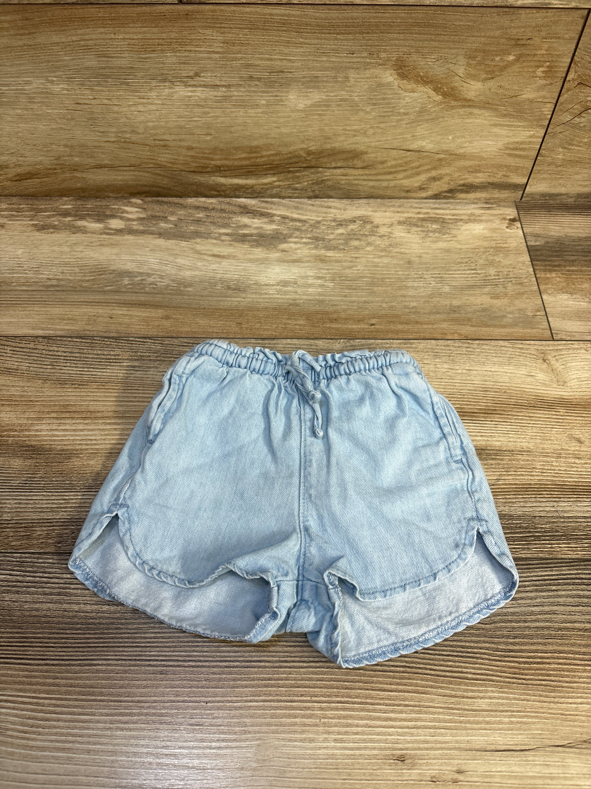 Old Navy Drawstring Chambray Shorts Blue sz 18-24m