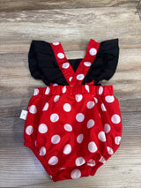 Shein Minnie Mouse Bubble Romper Red sz 1-3m