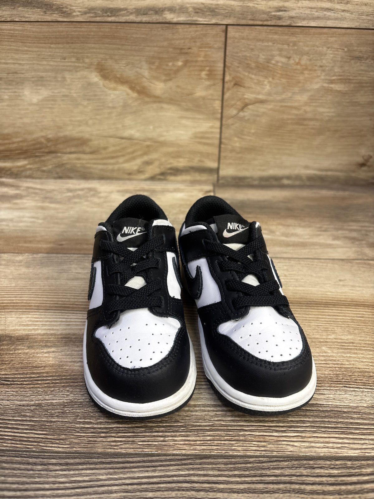 Nike Dunk Low TD 'Black White' Sneakers sz 8c