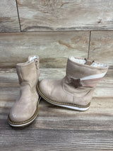 Cat & Jack Isla Suede Zipper Boots Pink sz 8c