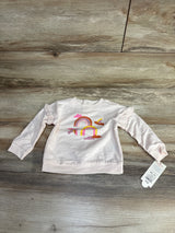 NEW Cat & Jack Rainbow Sweatshirt Pink sz 12m
