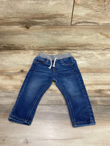 Cat & Jack Drawstring Skinny Jeans Blue sz 18m