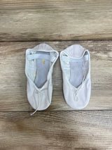 Bloch Dansoft Leather Ballet Shoes White Sz 10.5c