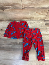 Marvel 2pc Spider-Man Pajama Set Red sz 18m