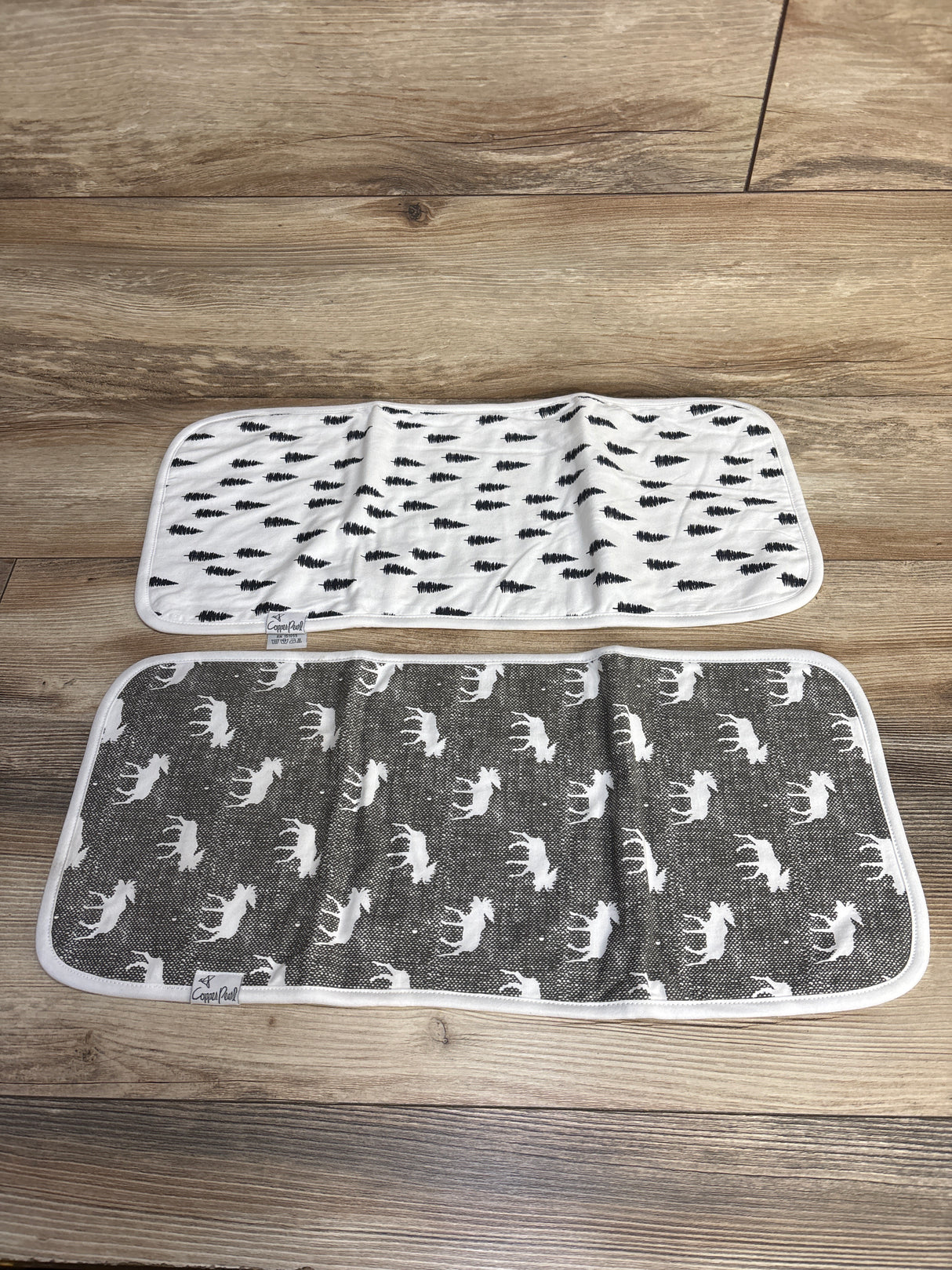 Copper Pearl 2pk Burp Cloths, Scout Moose