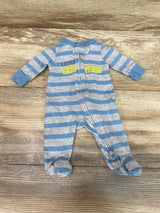 Child Of Mine Striped Sleeper Blue sz Preemie