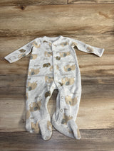 Carter's Elephant Print Sleeper Grey sz 9m