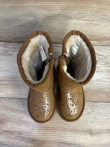 Harper Canyon Leopard Print Fur Boots Brown sz 8c - Me n Mommy To Be