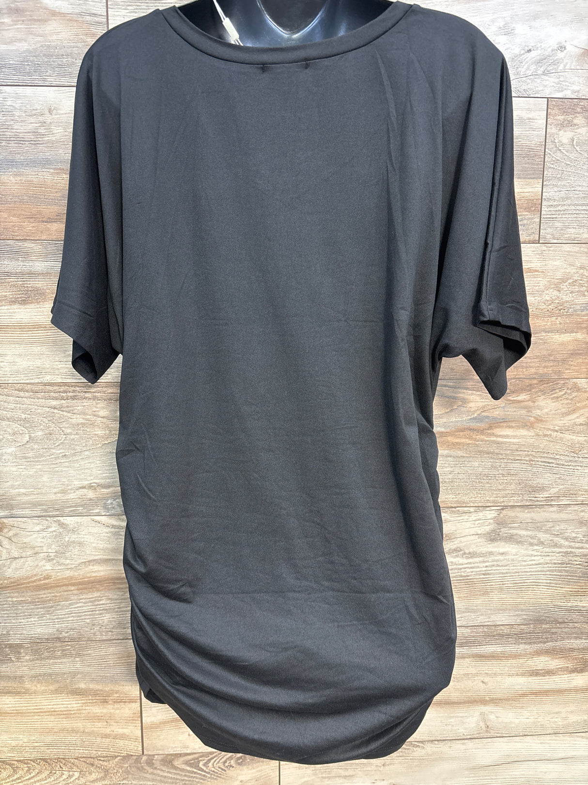 NEW Ekouaer Maternity Ruched Shirt Black sz XXL