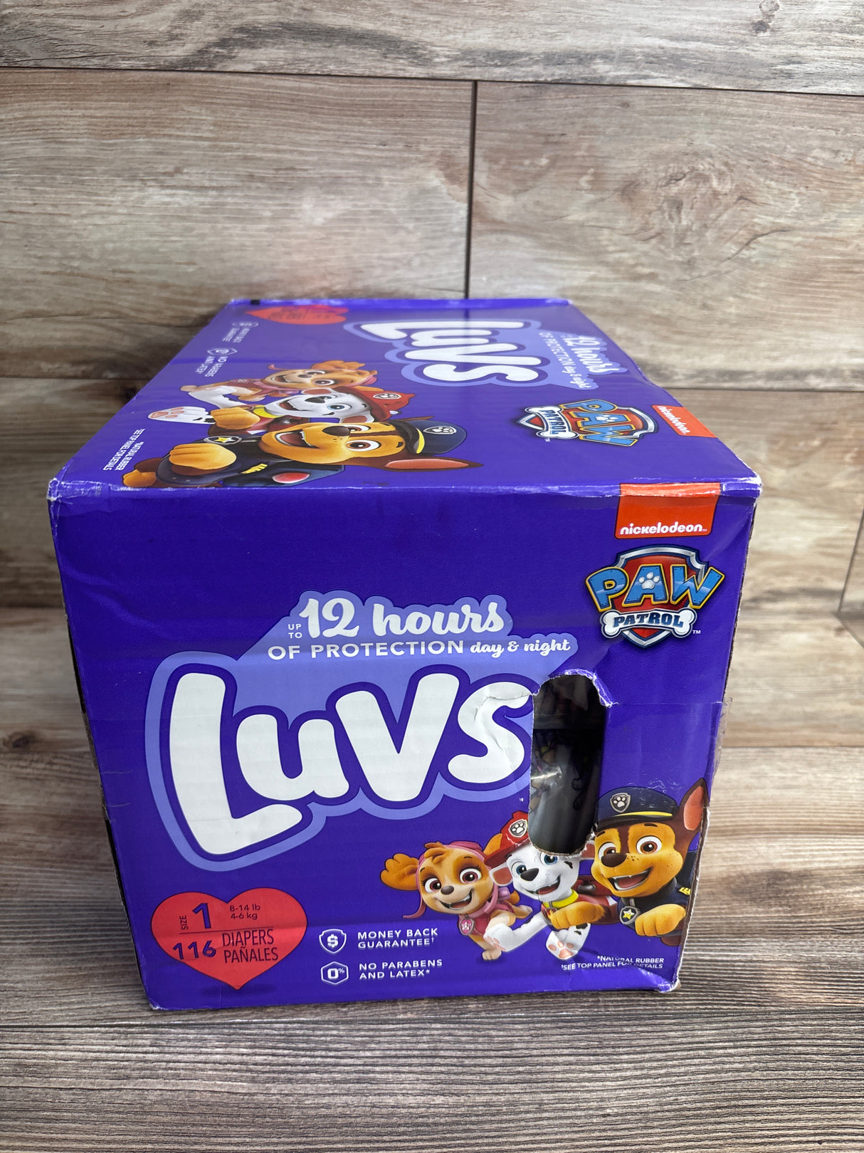NEW Luvs Paw Patrol Edition Diapers Size 1 116ct.