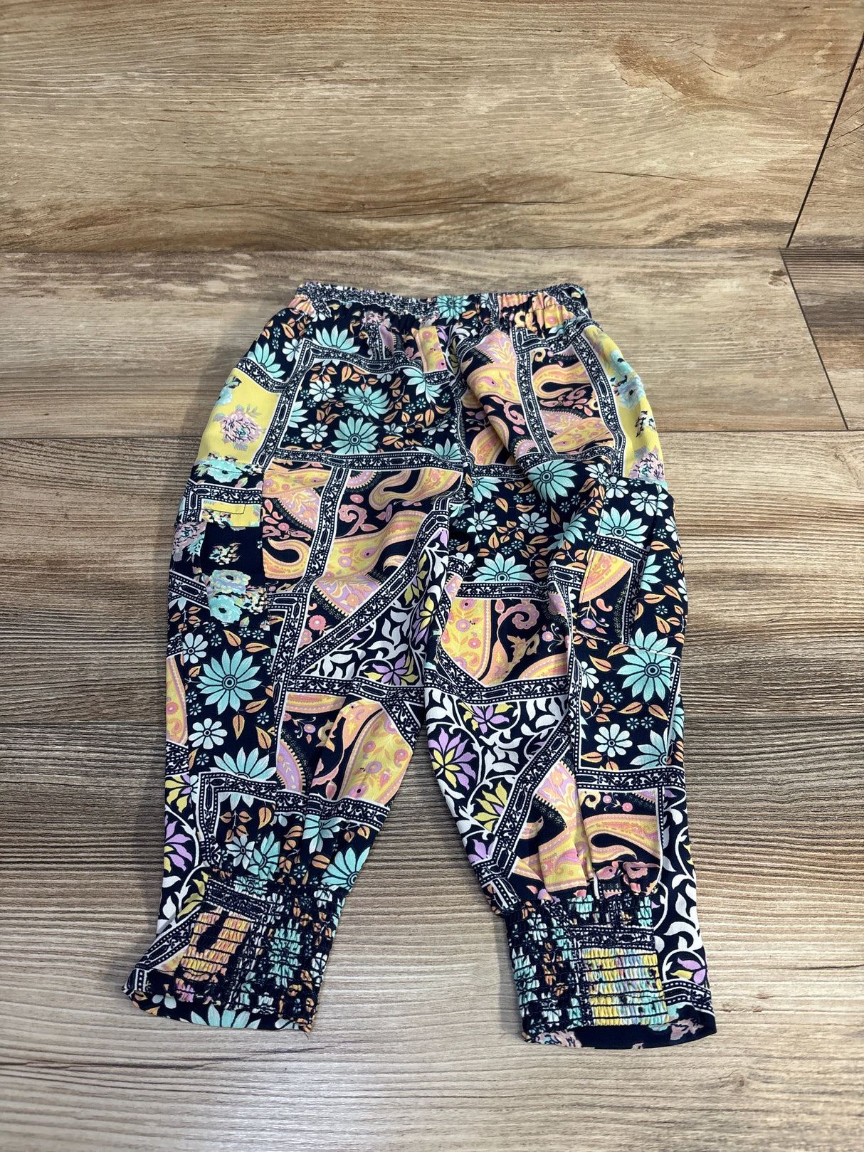 Floral Jogger Pants Navy sz 12-18m - Me n Mommy To Be