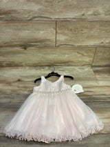 NEW American Princess 2pc Sleeveless Tulle Dress & Bloomers Pink sz 24m