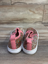 Cat & Jack Madigan Glitter Sneakers Gold sz 12c