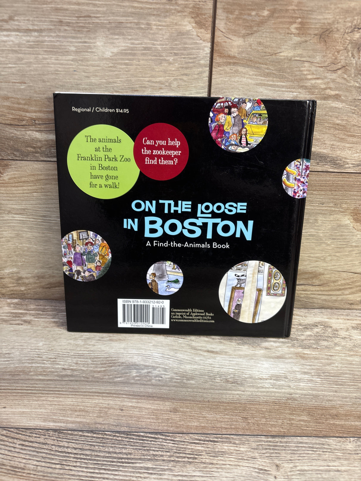 On the Loose in Boston: A Find-The-Animals Hardcover Book