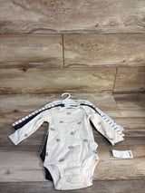 NEW Carter's 4pk Long Sleeve Bodysuits Beige sz 12m