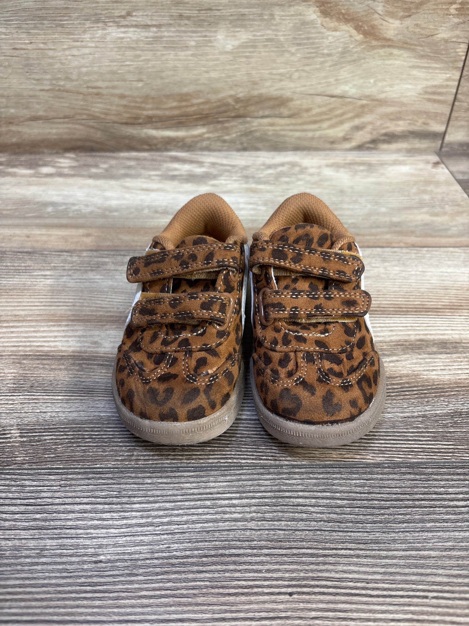 Cat & Jack Dakota Retro Court Sneakers Brown sz 7c