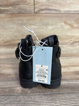 NEW Cat & Jack Gitta Moto Boots Black sz 8c