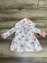 Just One You Owl Print Terry Robe White sz 0-9m