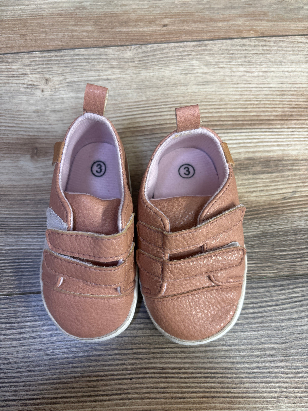 Rokment Non-Slip Crib Shoes Pink sz 3c