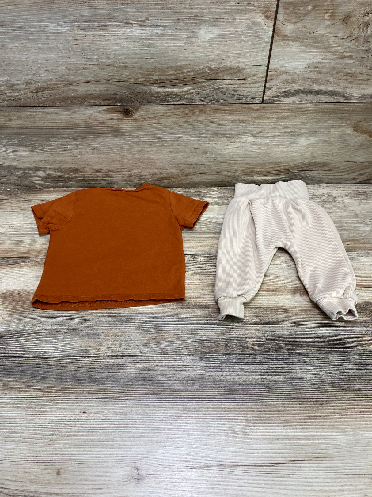 Shein 2pc Mama's Baby Shirt & Pants Brown sz 1-3m