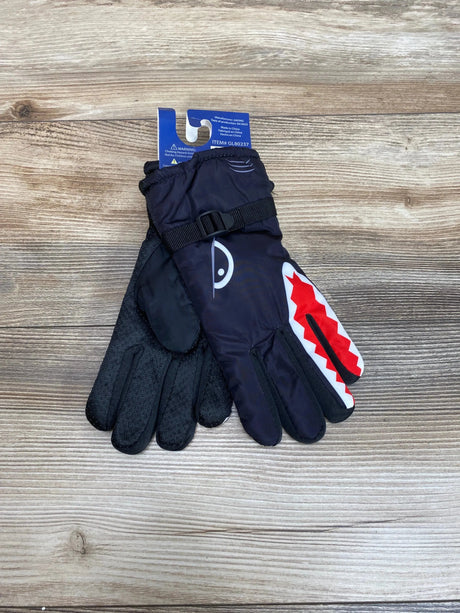 NEW ThermaWear Kid's Black Shark Winter Ski Gloves