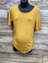 Sonoma Ruched Maternity Shirt Yellow sz Medium