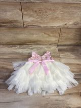 NEW American Princess 2pc Gold Detail Sleeveless Dress & Bloomers Pink sz 6m