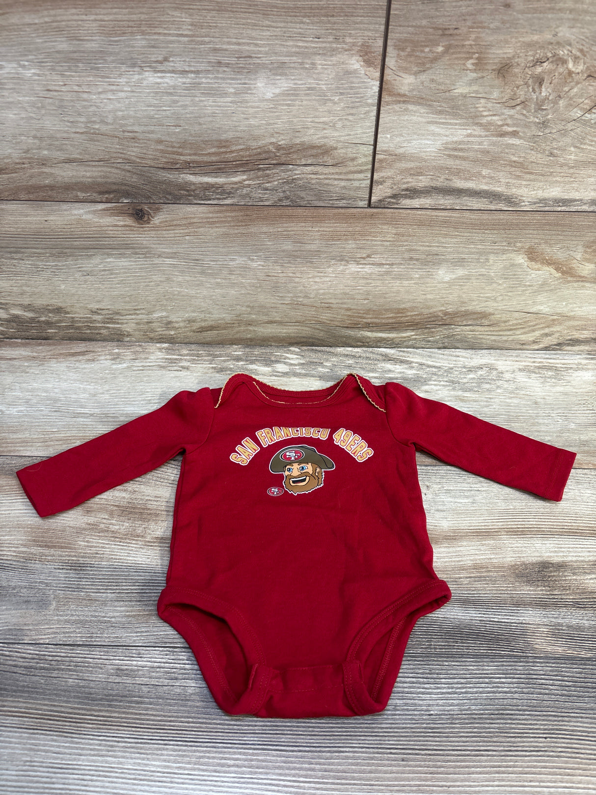 NFL Team Apparel San Francisco 49ers Bodysuit Red sz 3/6m