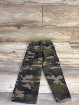 Children's Place Pull On Camo Cargo Pants Green sz 4T