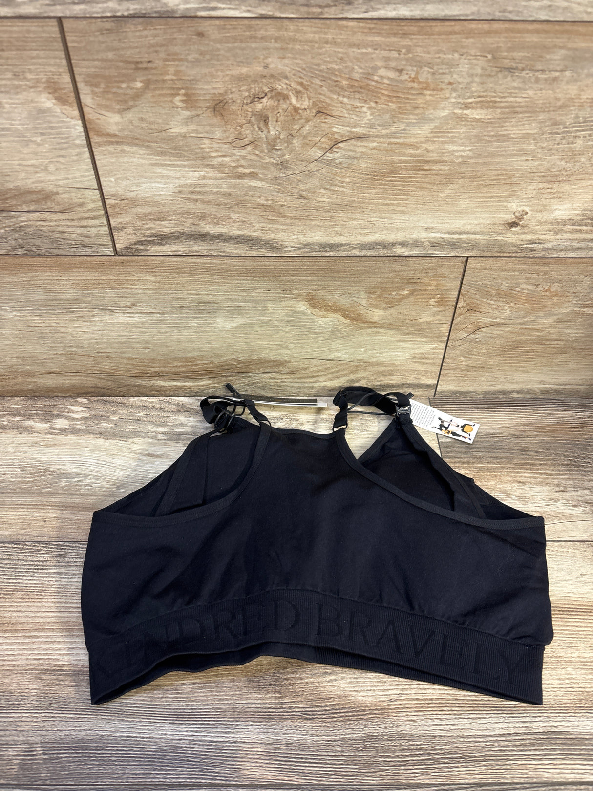 NEW Kindred Bravely Simply Subline Nursing Sports Bra Black sz XXL