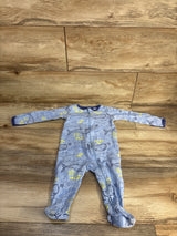 Wonder Nation Sleeper Blue sz 6-9m