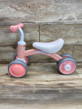 Colorful Lighting Baby Balance Bike in Pink