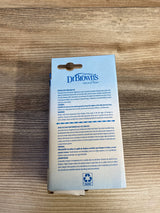 NEW Dr. Brown's Level 1 Narrow Baby Bottle Silicone Nipple, Slow Flow  6pk