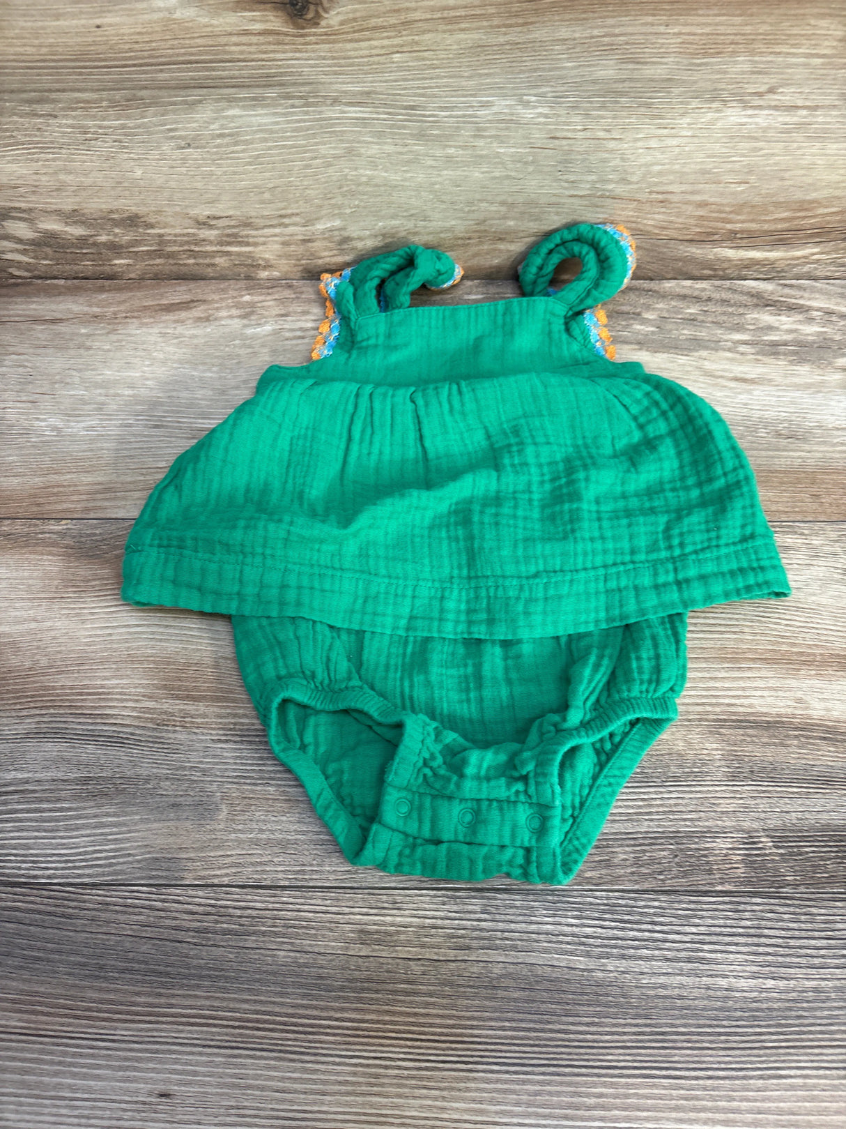 Cat & Jack Bodysuit Dress Green sz 6-9m - Me n Mommy To Be