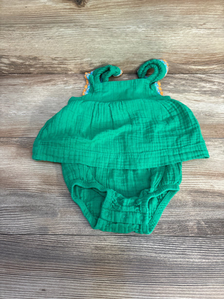 Cat & Jack Bodysuit Dress Green sz 6-9m - Me n Mommy To Be