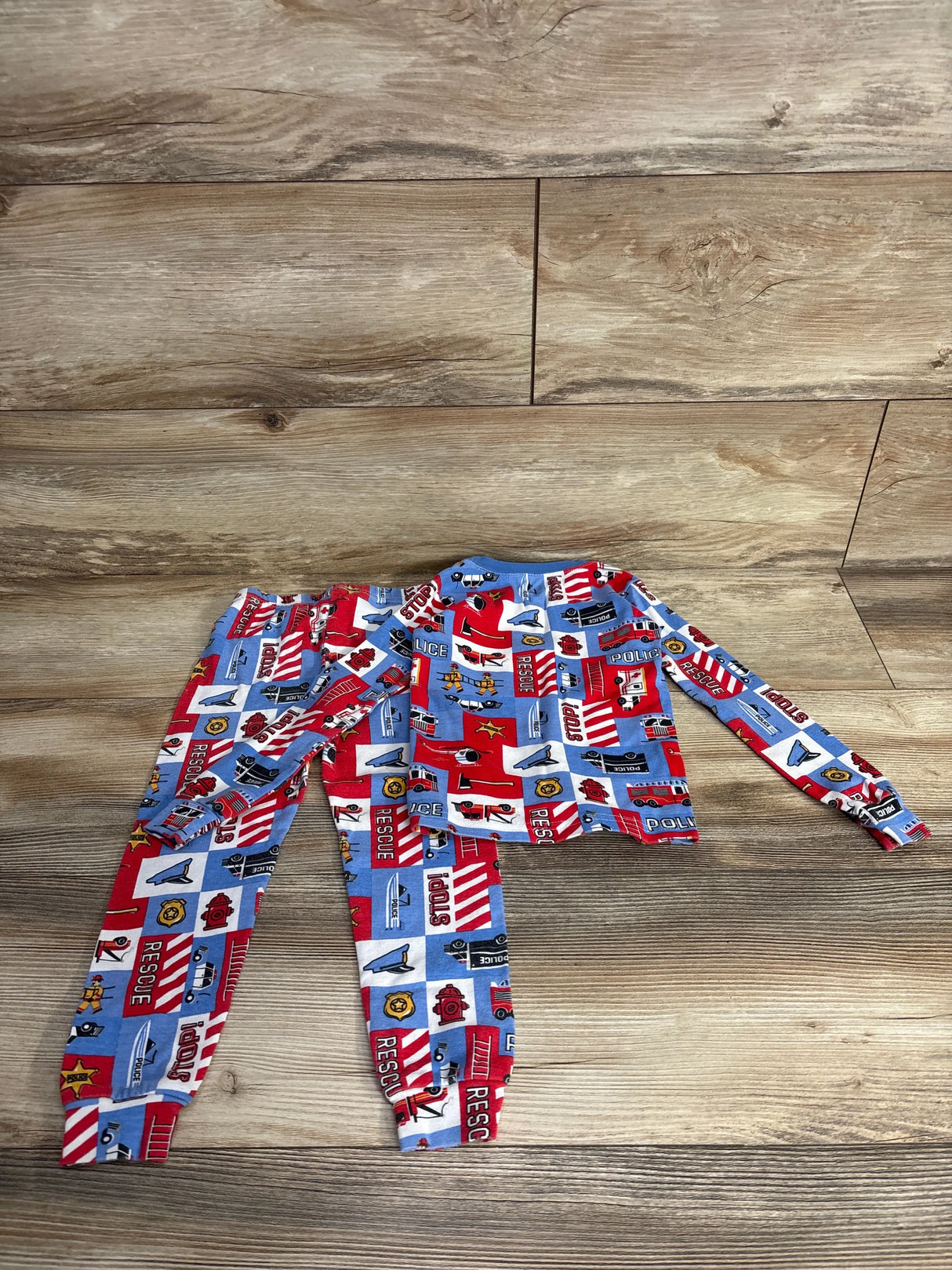 Children's Place 2pc First Responders Pajama Set Light Blue sz 3T