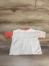 Little co Smiley Face Shirt White sz 12m