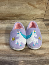 Wonder Nation Unicorn Slippers Purple sz 9/10c