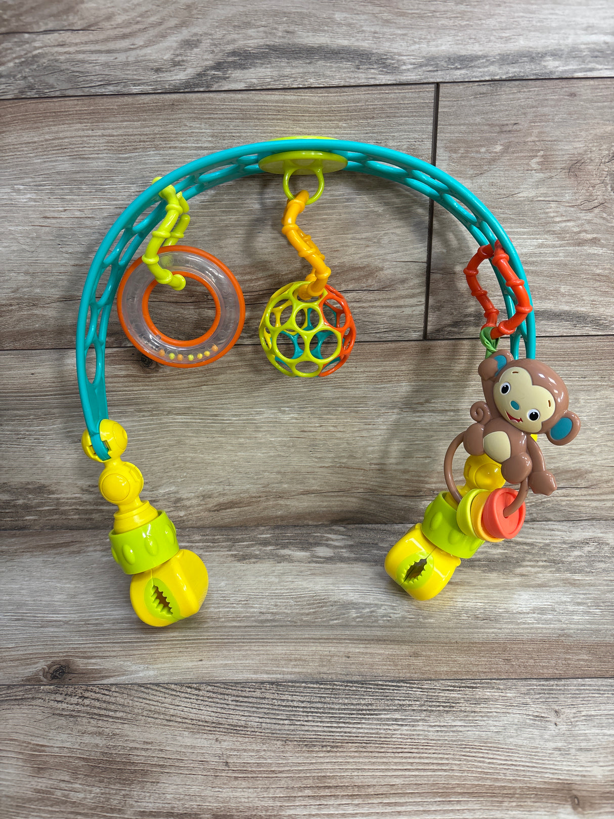 Bright Starts OBall Flex 'n Go Activity Arch Stroller Take-Along Toy
