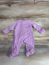 Carter's Polka Dot Sleeper Pink sz Newborn