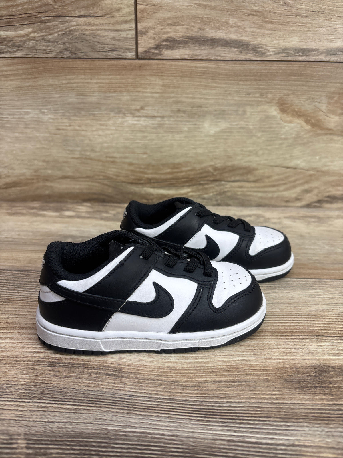 Nike Dunk Low TD 'Black White' Sneakers sz 8c